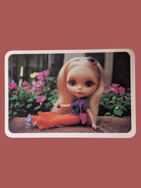 10/$25 Vintage 2004 Hello Blythe! Fashion Doll Blank Photo Postcard